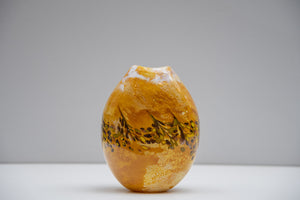 Amber yellow vase 