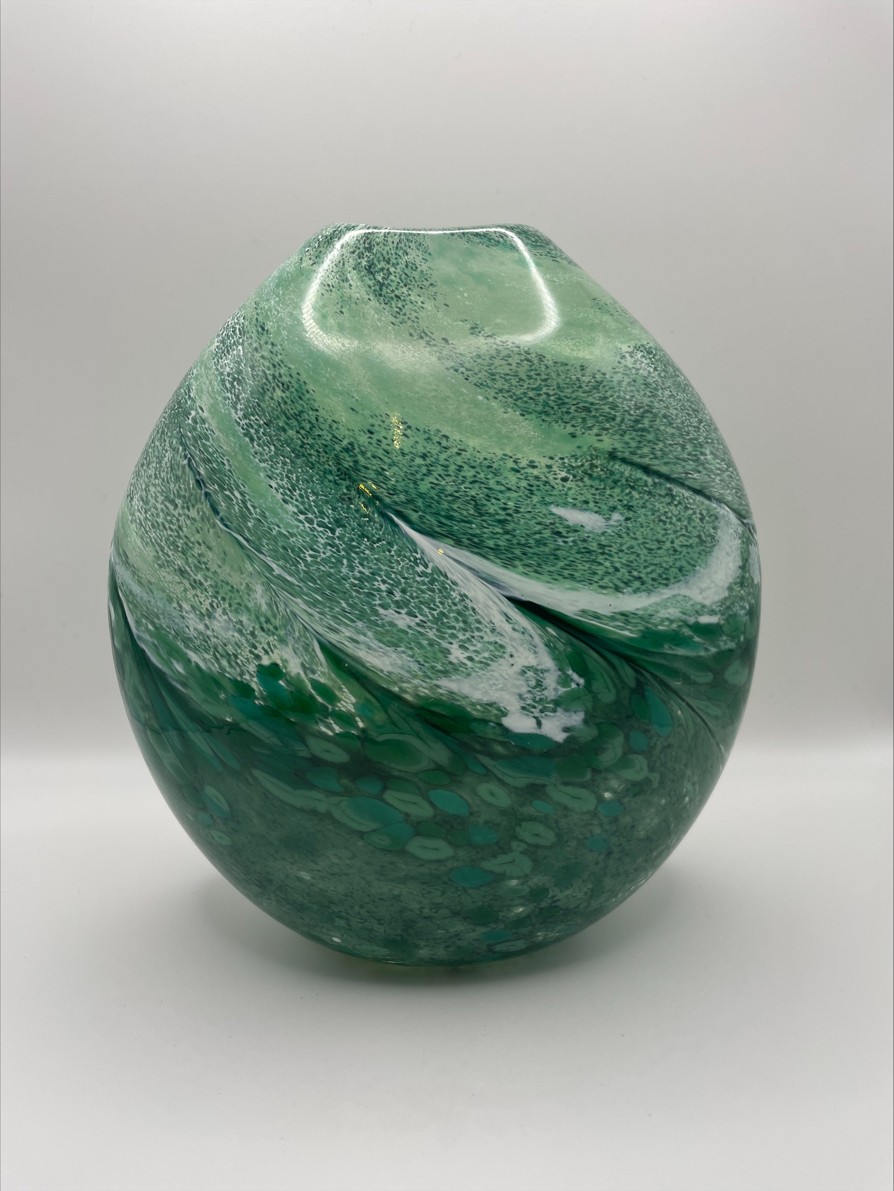 Green Landscape Vase