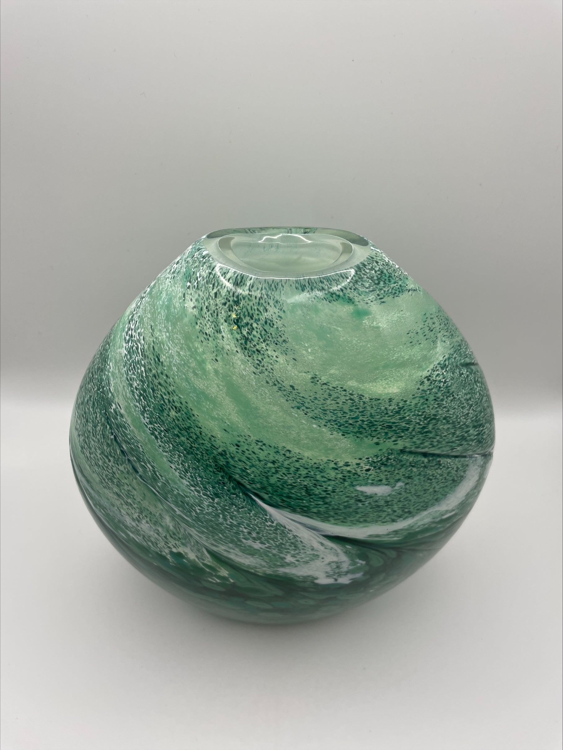 Green Landscape Vase