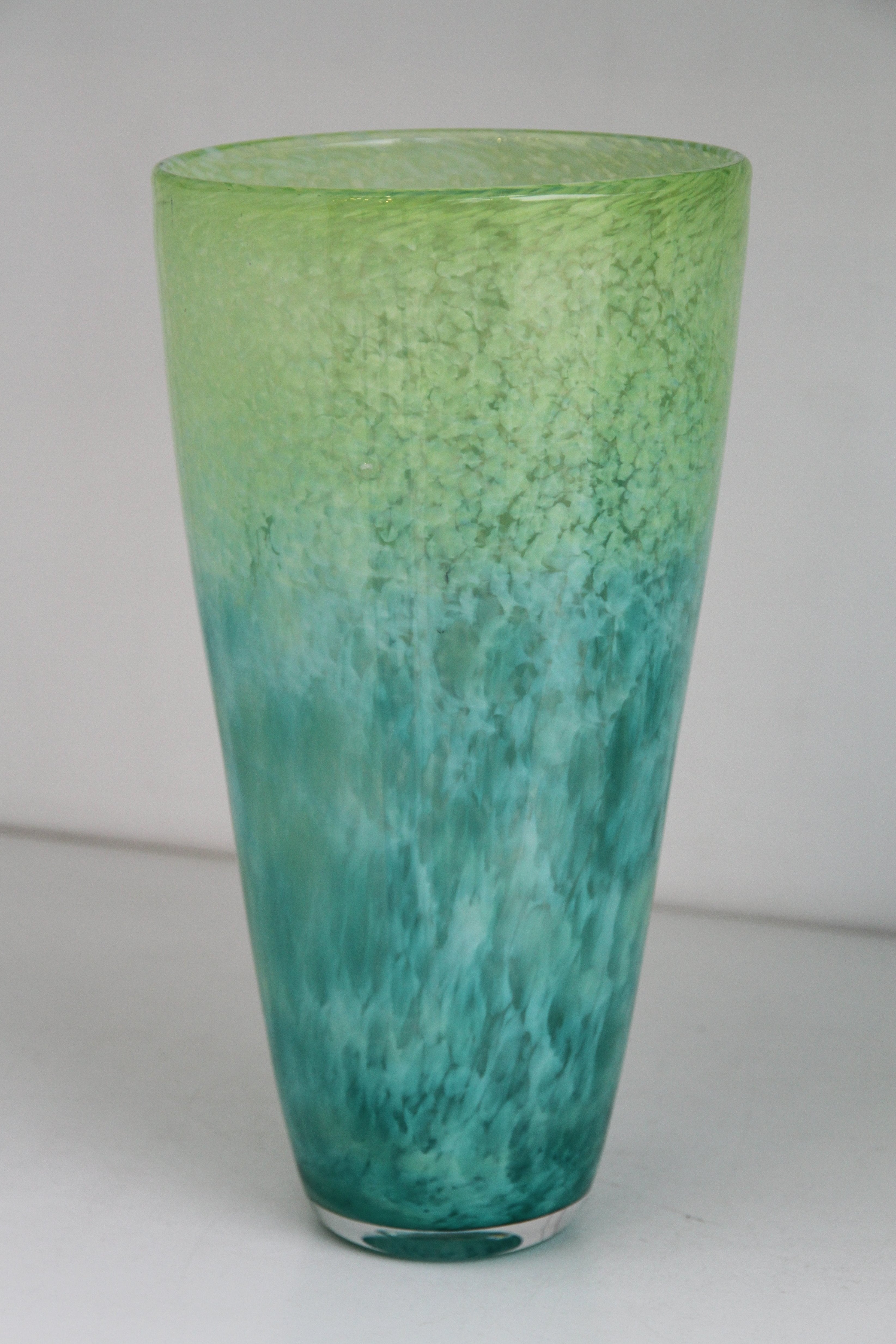 Green Ombre Vase