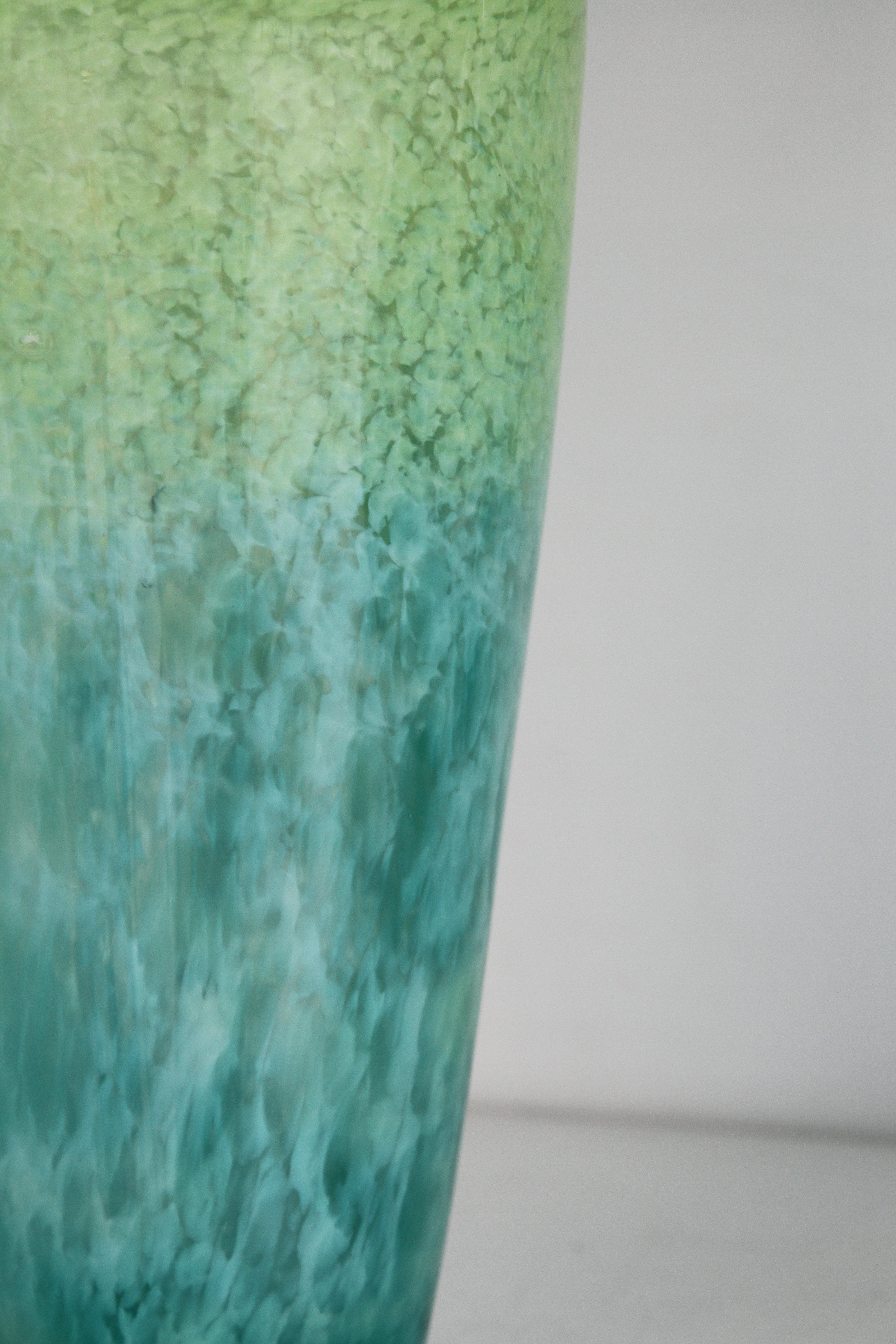 Green Ombre Vase