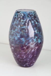 Blue, Purple and White Vase