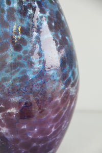 Blue, Purple and White Vase