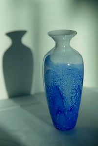 White and Blue Vase