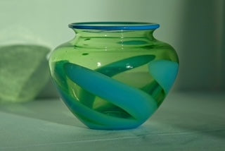 Medium Bowl - Green and Blue