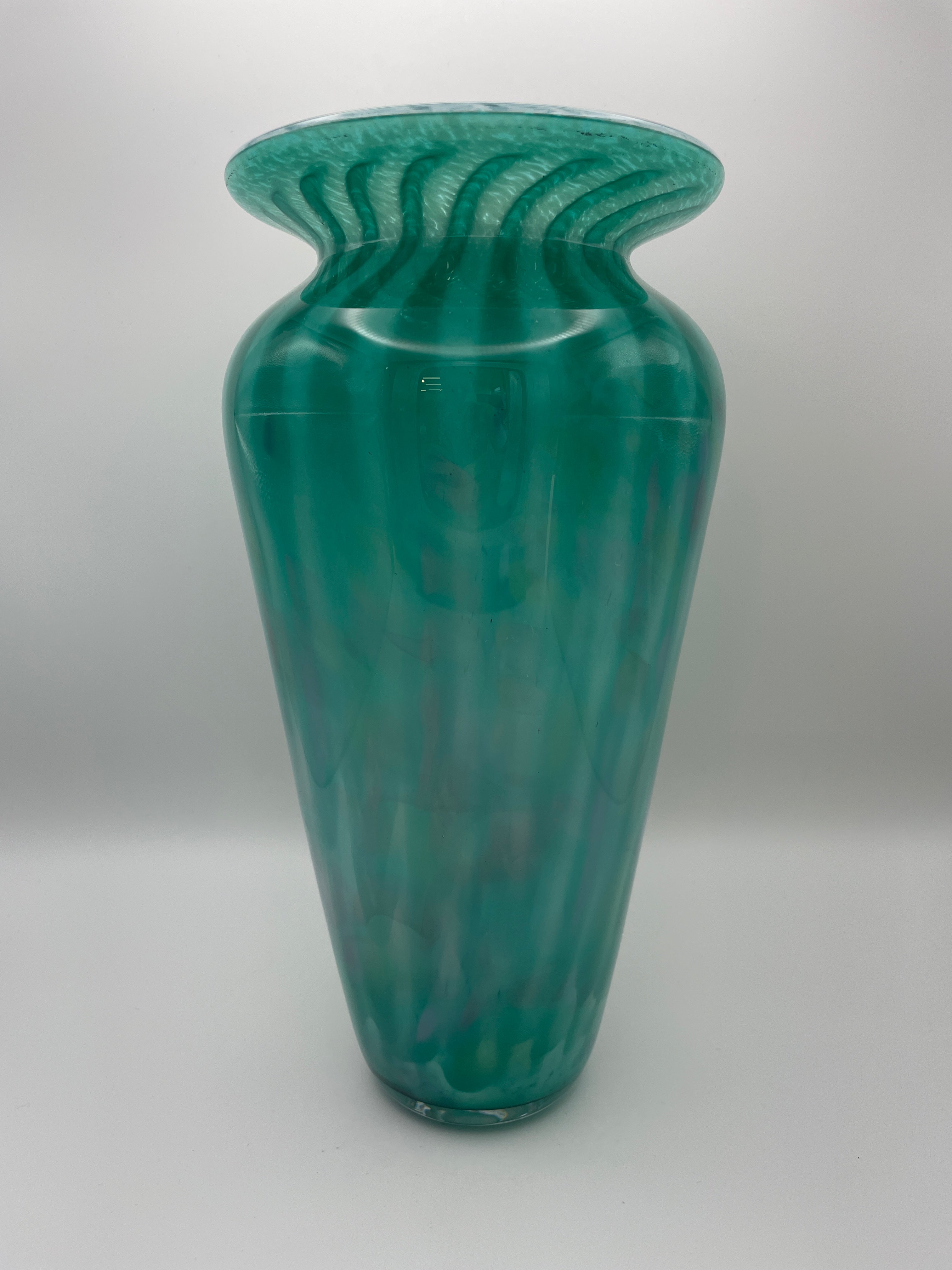 White and Green vase.