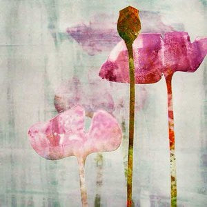 Carol Nunan Print - Poppies on Ice