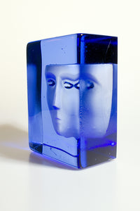Azur Frost Block Sculpture