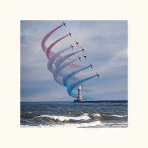 Roker Lighthouse Red Arrows Photo Print