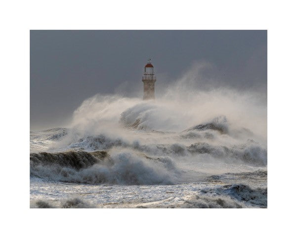 Roker Lighthouse in Turmoil Photo Print