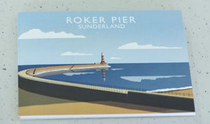 Roker Pier A6 Magnetic Notepad